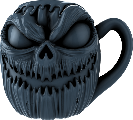 Digital Creative Works - Pumpkin Mug #6 - Halloween Prop/Decoration