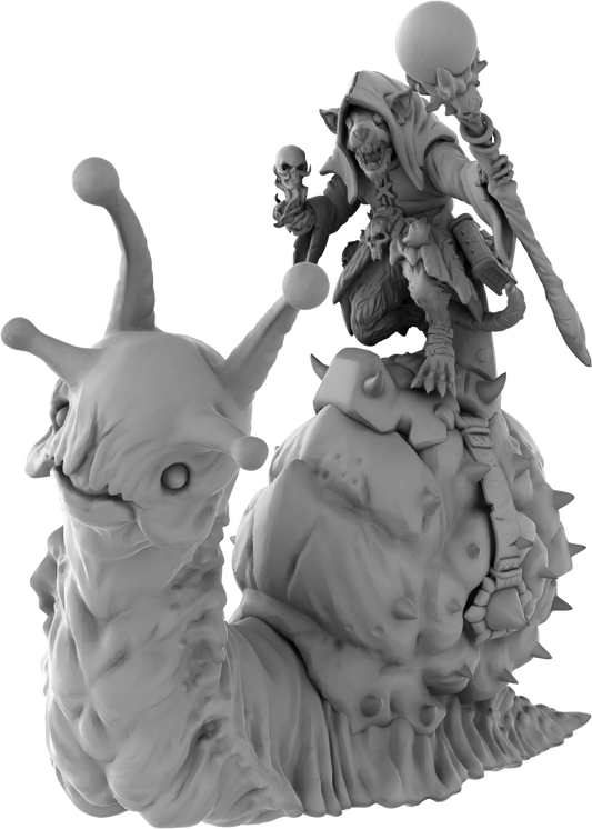Brayan Nafarrate - Rat w/Snail #1 - DnD/TTRPG Figure/Miniature