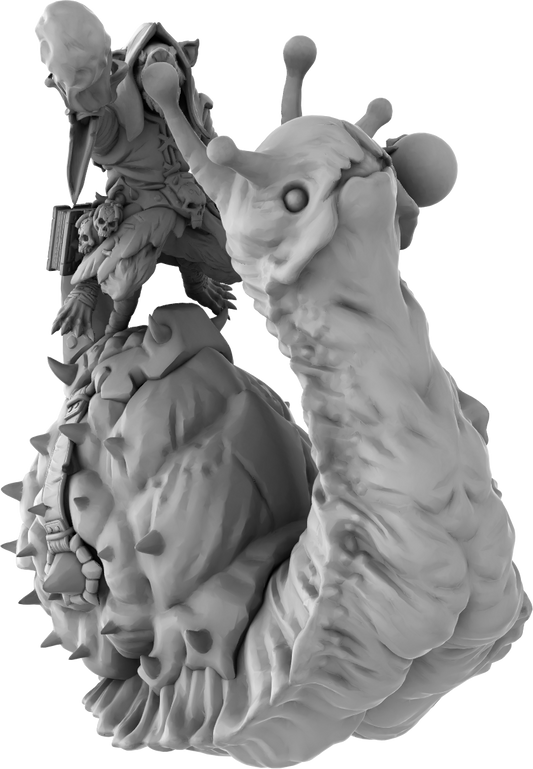 Brayan Nafarrate - Rat w/Snail #2 - DnD/TTRPG Figure/Miniature