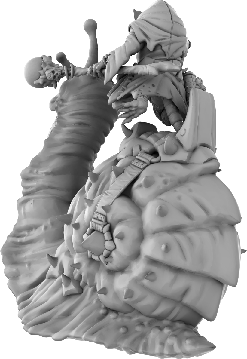 Brayan Nafarrate - Rat w/Snail #2 - DnD/TTRPG Figure/Miniature