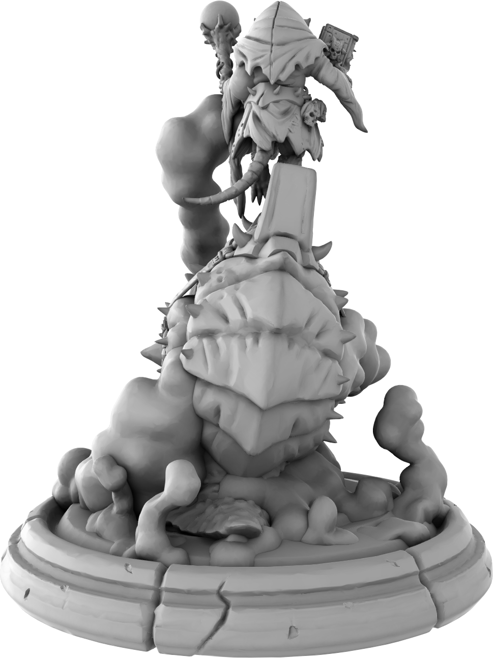 Brayan Nafarrate - Rat w/Snail #3 - DnD/TTRPG Figure/Miniature