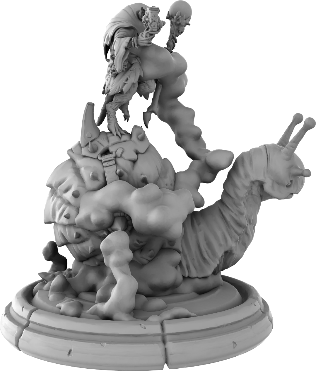 Brayan Nafarrate - Rat w/Snail #3 - DnD/TTRPG Figure/Miniature