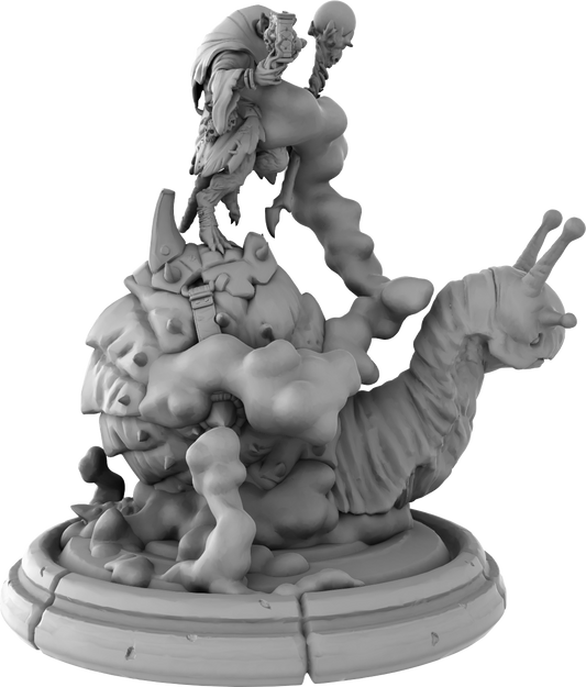 Brayan Nafarrate - Rat w/Snail #3 - DnD/TTRPG Figure/Miniature