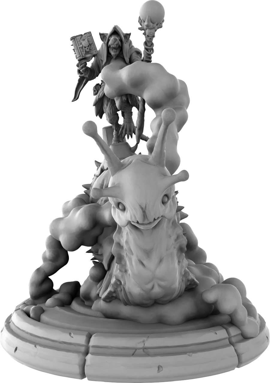 Brayan Nafarrate - Rat w/Snail #3 - DnD/TTRPG Figure/Miniature