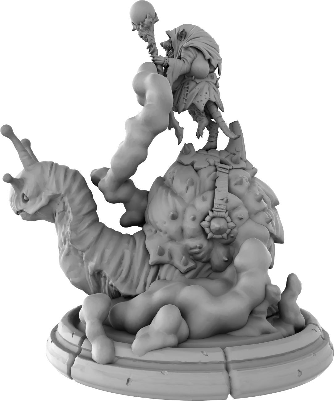 Brayan Nafarrate - Rat w/Snail #3 - DnD/TTRPG Figure/Miniature