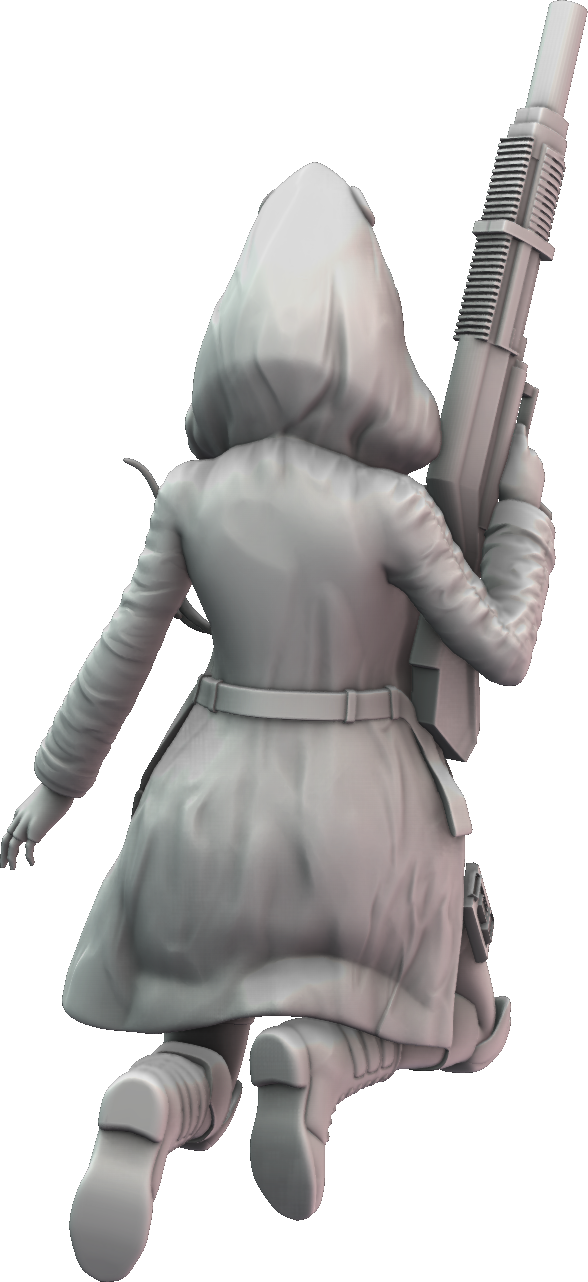 Tatiana Klein - Curvaceous Resin #1 - Sniper - 75/200mm Pin Up/Figure/Model/Diorama