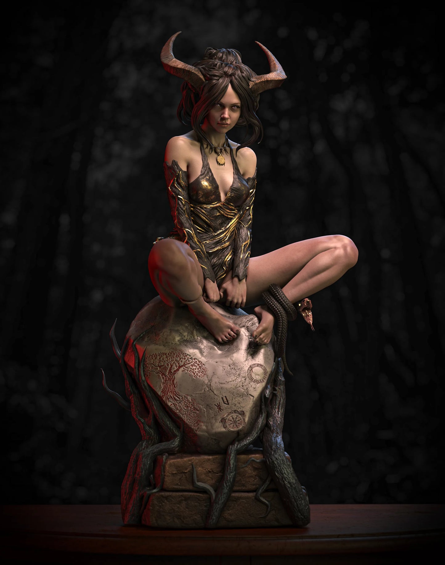 VX Labs - Sorana the Eldrich - 75/150mm Pin Up/Figure/Model/Diorama