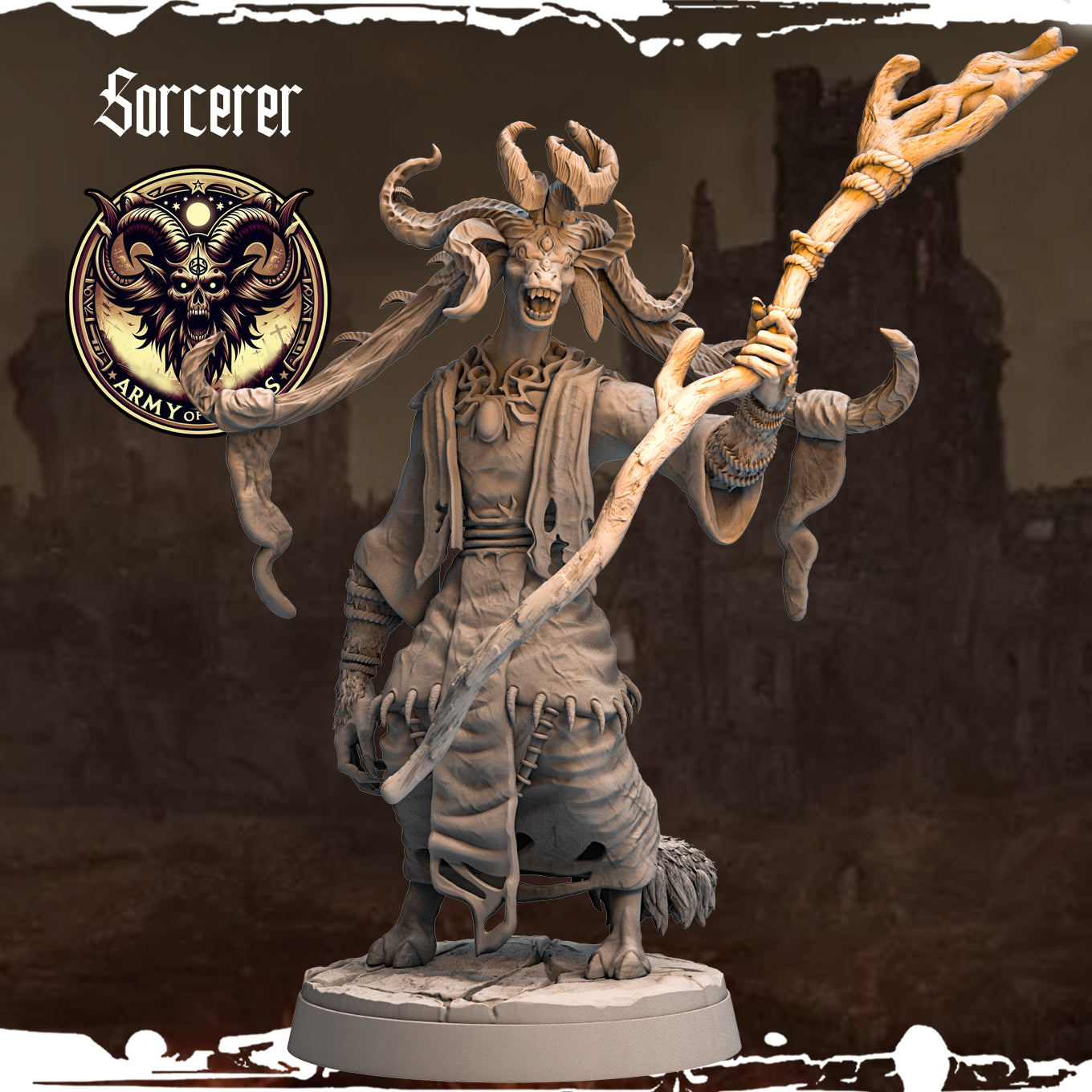 Monolith Arts - Beasts - Sorcerer #11 - DnD/TTRPG Figure/Miniature