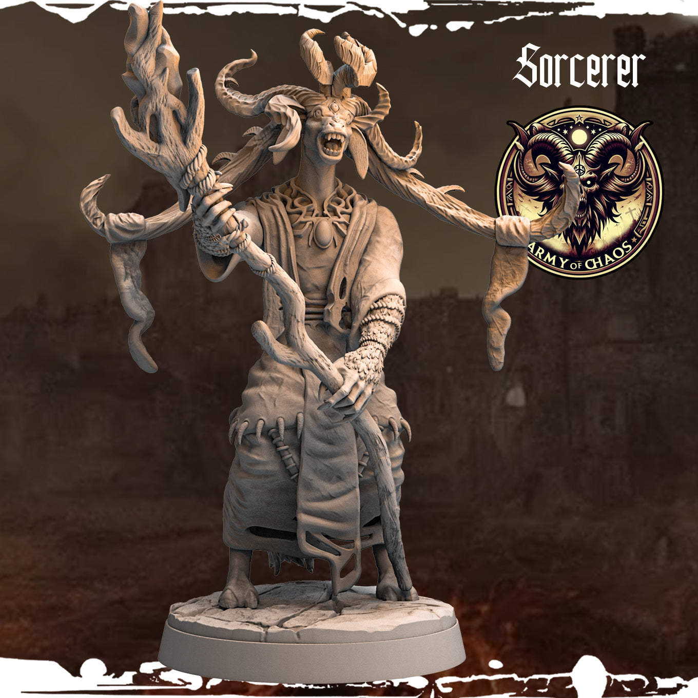 Monolith Arts - Beasts - Sorcerer #2 - DnD/TTRPG Figure/Miniature