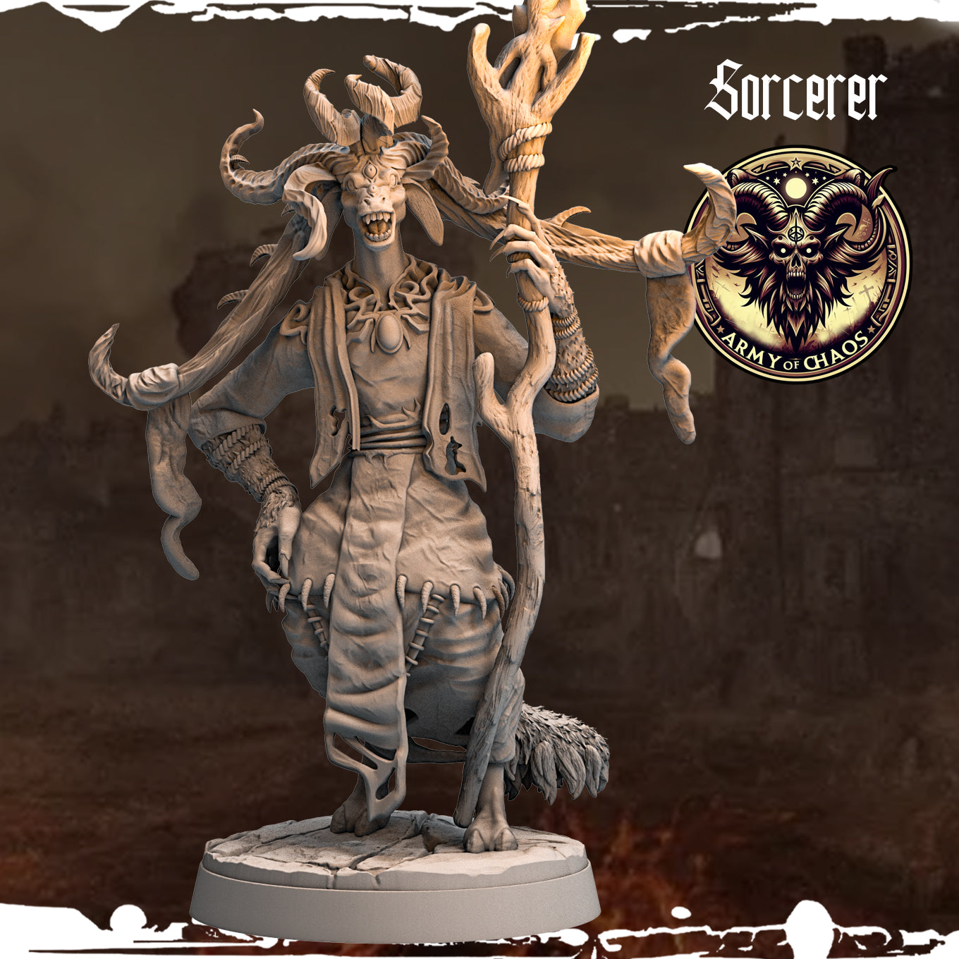 Monolith Arts - Beasts - Sorcerer #3 - DnD/TTRPG Figure/Miniature