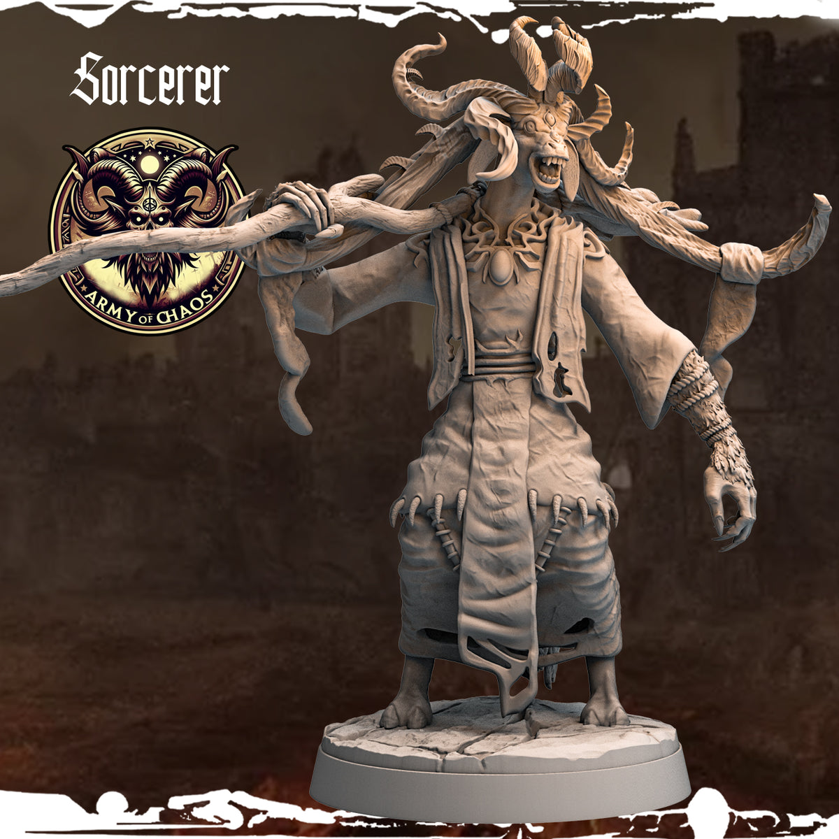 Monolith Arts - Beasts - Sorcerer #6 - DnD/TTRPG Figure/Miniature