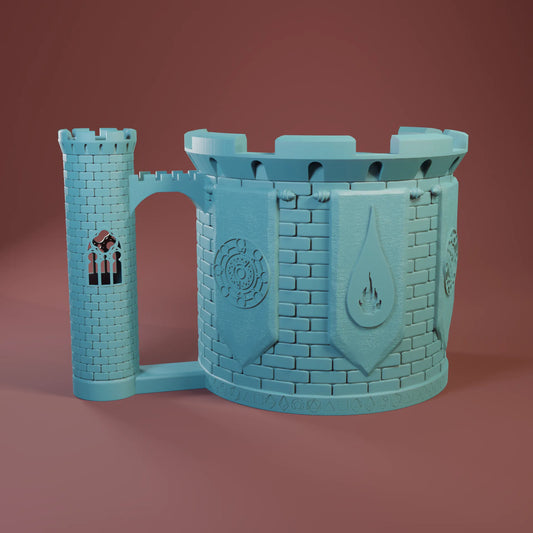 Jacob & Kira - Can-Holding Dice Towers - Sorcerer - DnD/TTRPG/Roleplaying/Wargames