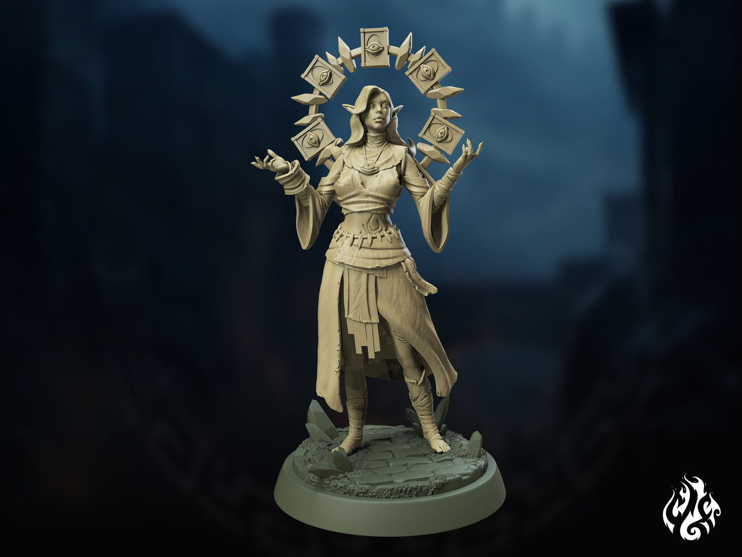 Crippled God Foundry - Human Soothsayer - DnD/TTRPG Figure/Miniature