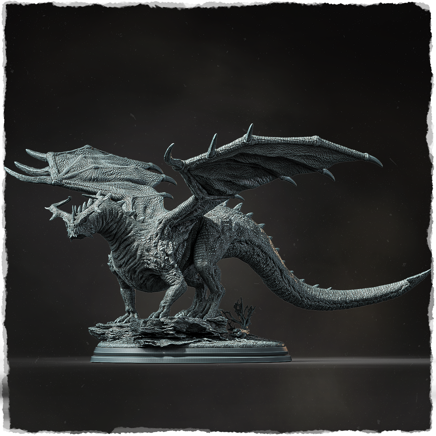 Evox Arts - World Dragons #4 - South European #1 - DnD/TTRPG Figure/Miniature