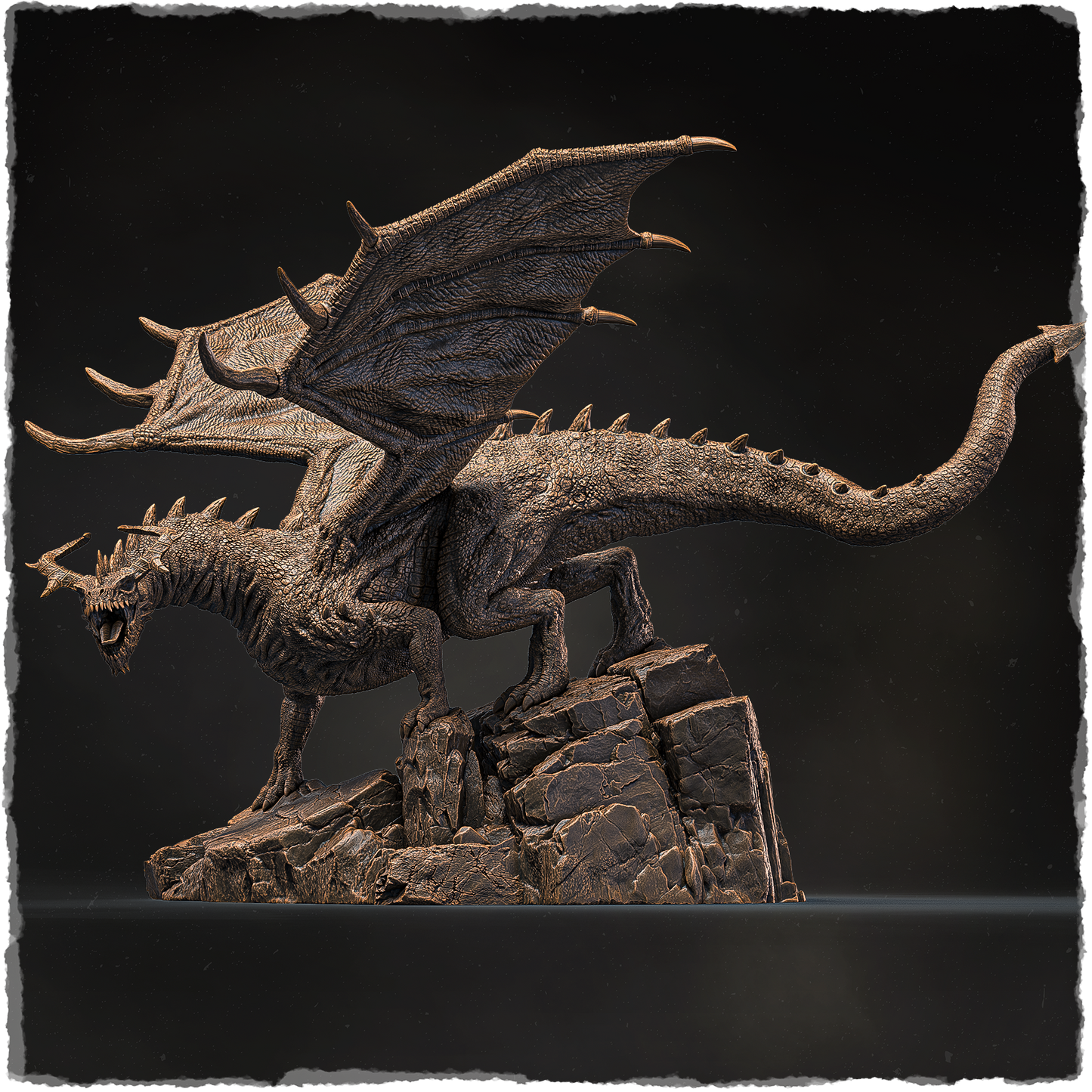 Evox Arts - World Dragons #4 - South European #2 - DnD/TTRPG Figure/Miniature