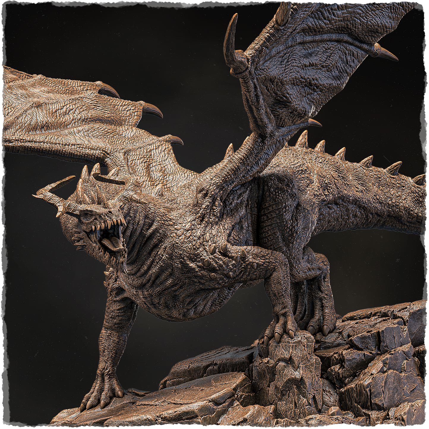 Evox Arts - World Dragons #4 - South European #2 - DnD/TTRPG Figure/Miniature