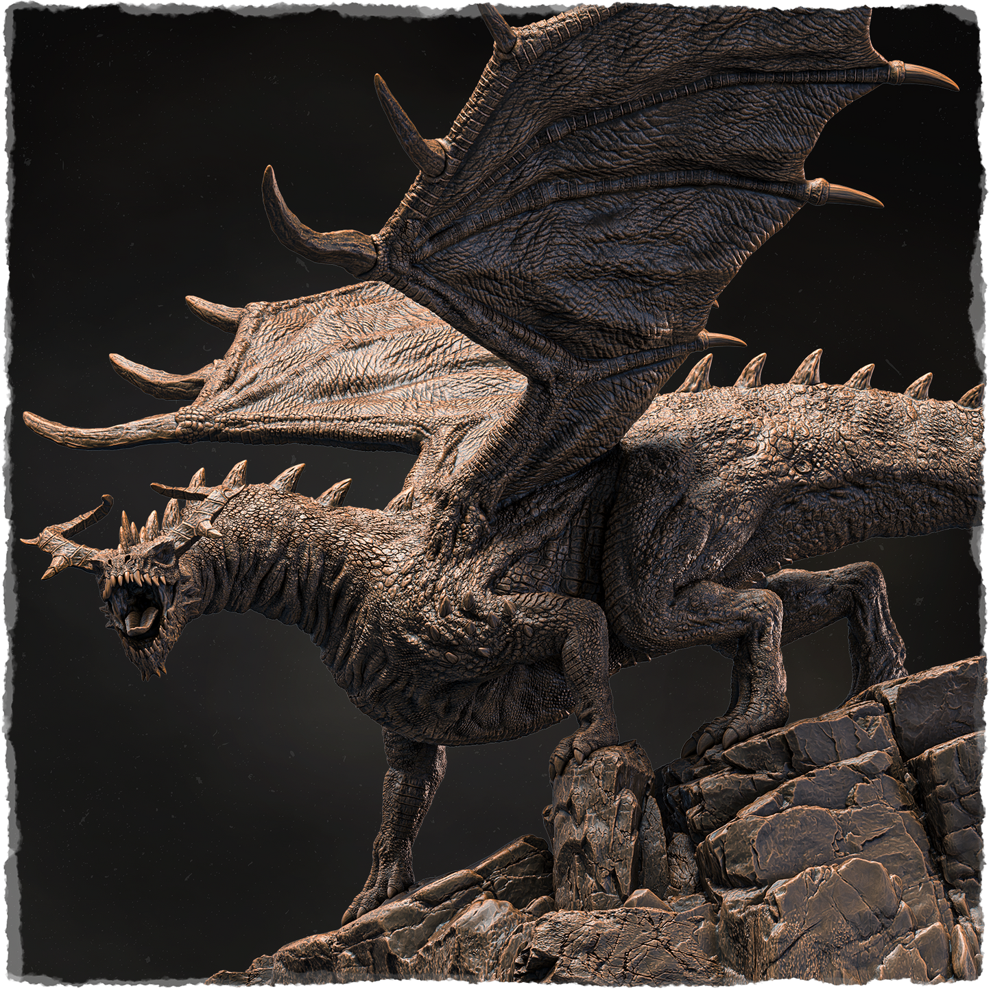 Evox Arts - World Dragons #4 - South European #2 - DnD/TTRPG Figure/Miniature
