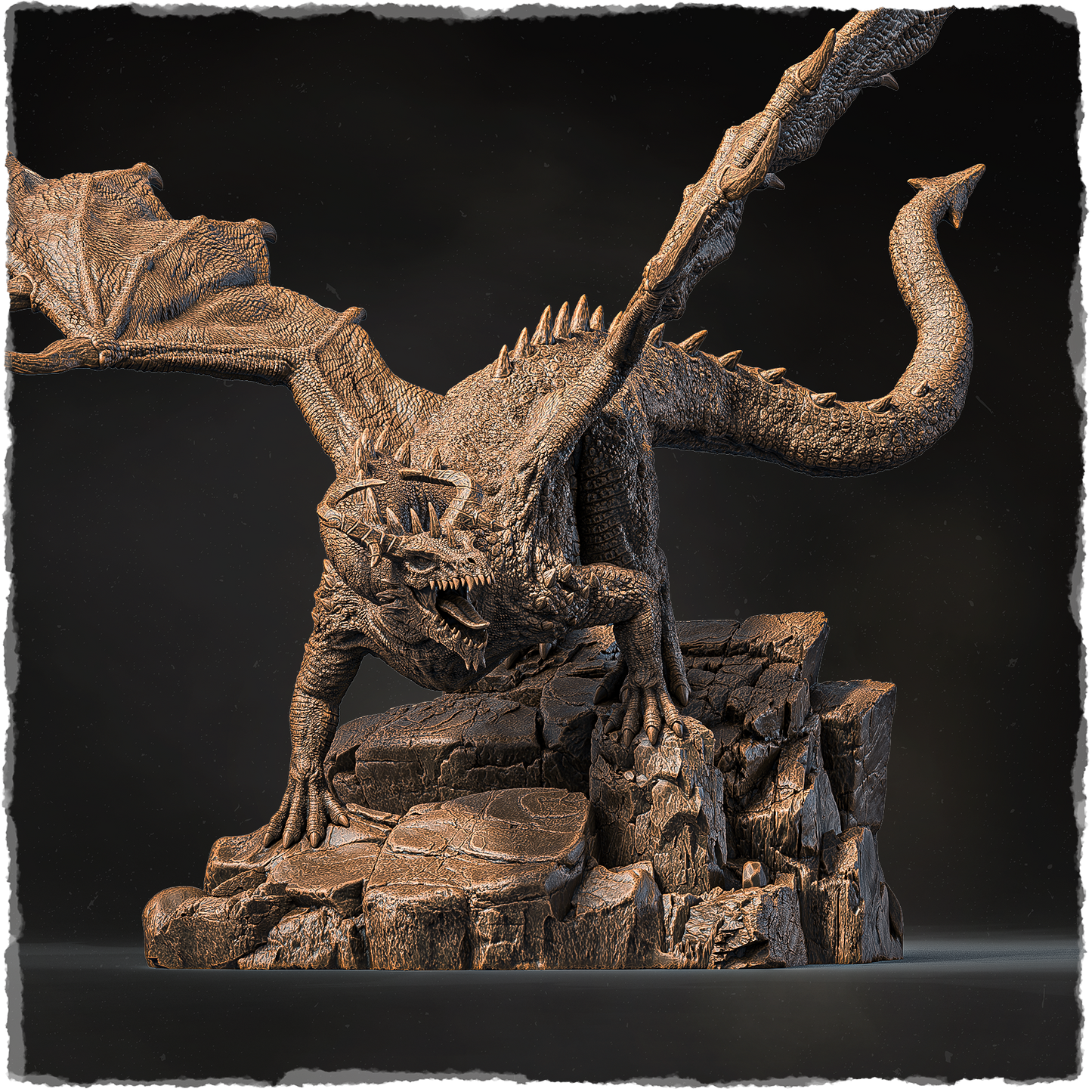 Evox Arts - World Dragons #4 - South European #2 - DnD/TTRPG Figure/Miniature