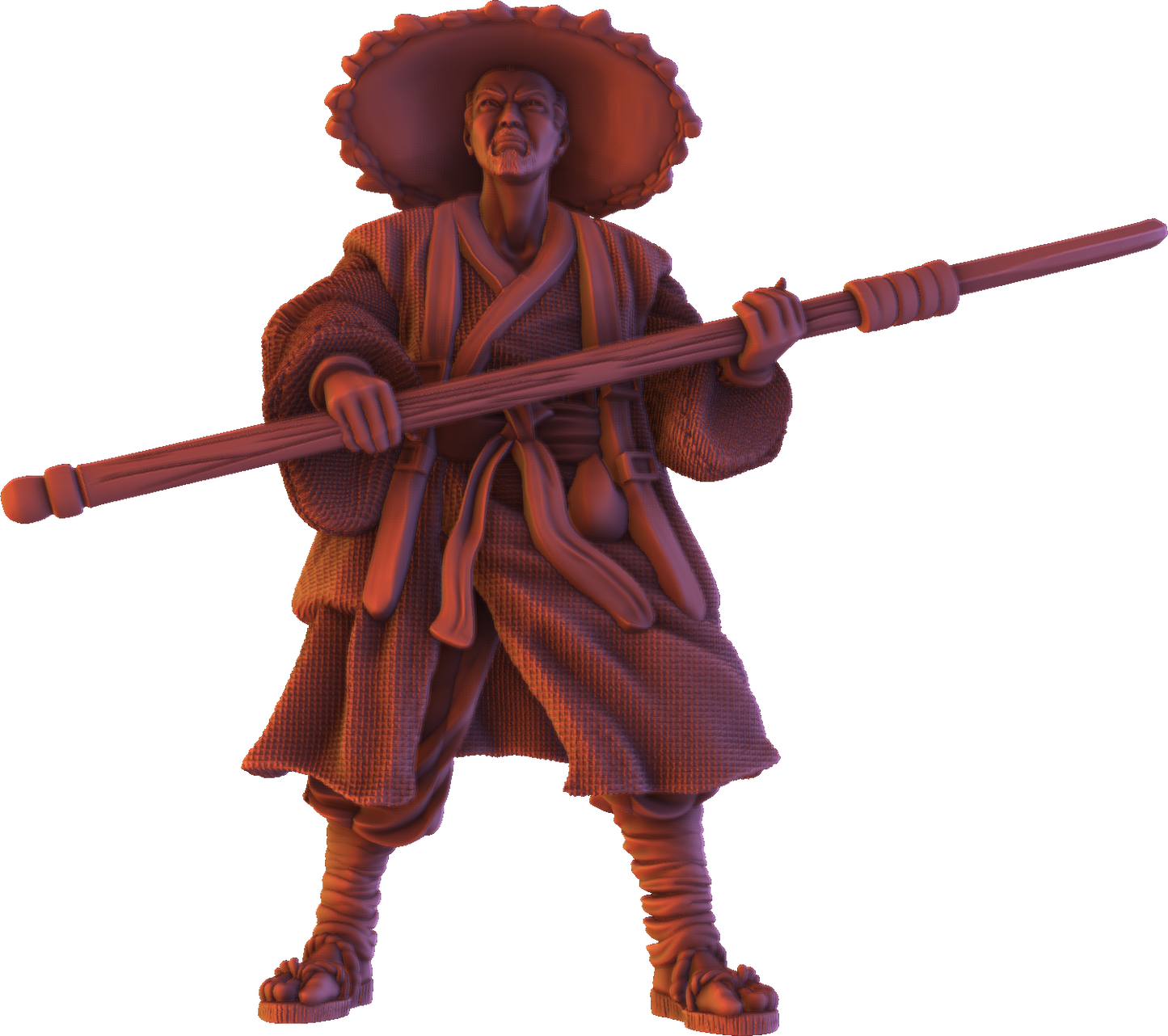 Forged Path - Tokugawa Ronin - Spearman - DnD/Pathfinder/TTRPG Figure