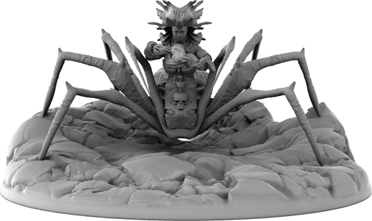 Thorns Forge - Spider Queen/Drider - DnD/Pathfinder/TTRPG Figure Mini Miniature - Helios3DPrinting