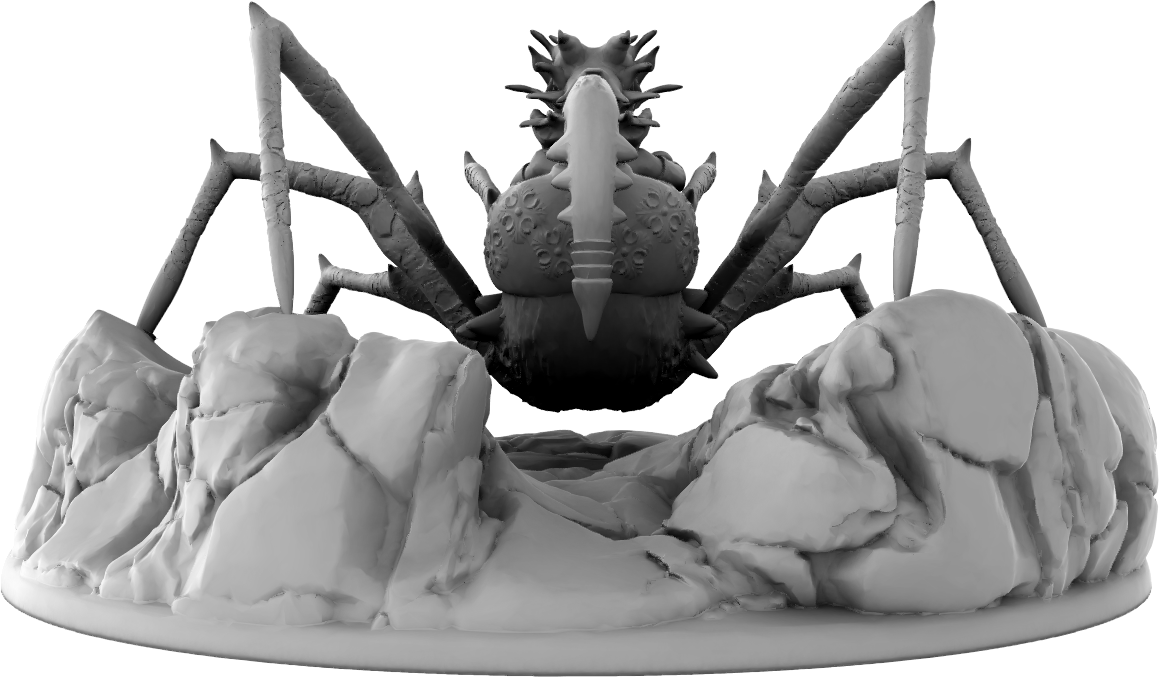 Thorns Forge - Spider Queen/Drider - DnD/Pathfinder/TTRPG Figure Mini Miniature - Helios3DPrinting