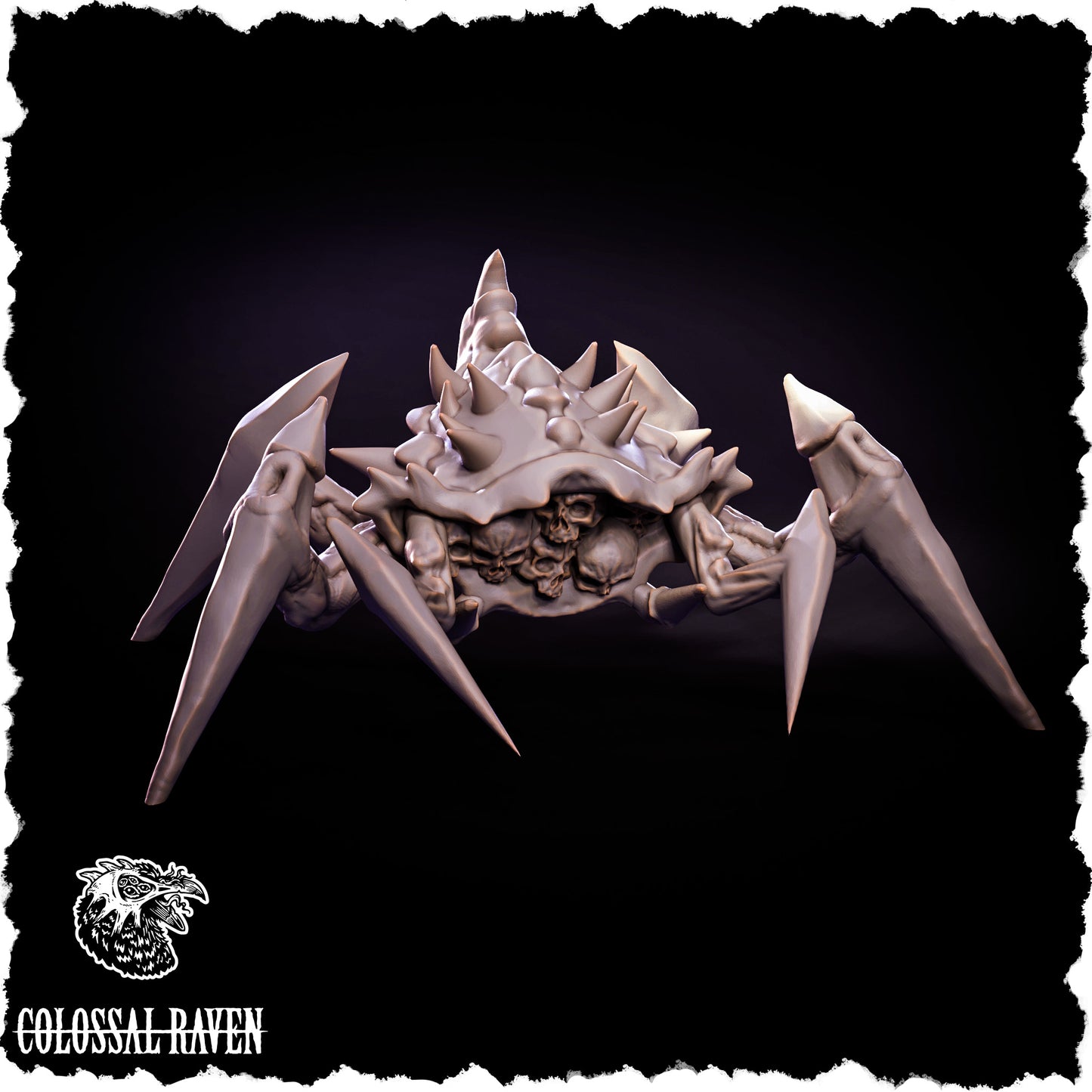 Colossal Raven - Giant Spider #2 - DnD/Pathfinder/TTRPG Figure