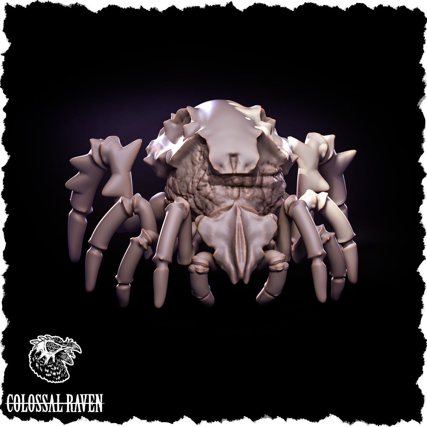 Colossal Raven - Giant Spider #3 - DnD/Pathfinder/TTRPG Figure