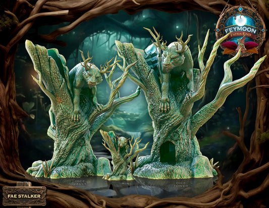 FatesEnd - Feymoon - Fey Stalker Dice Box - DnD/TTRPG/Roleplaying/Wargames