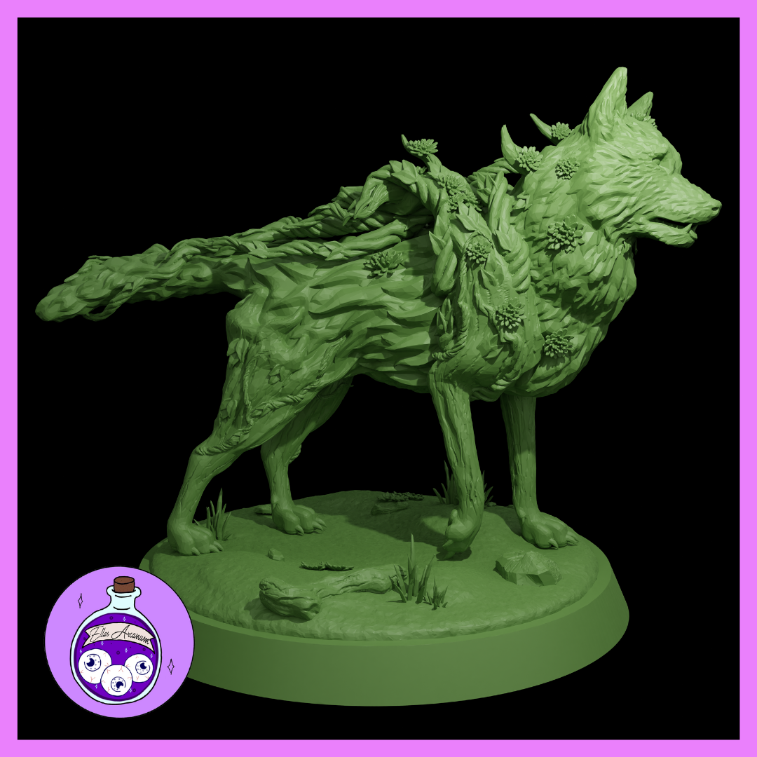 Ella's Arcanum - Wild Hunt - Forest Spirit Wolves - DnD/Pathfinder/TTRPG