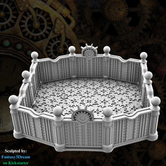 Fantasy3Dream - Steampunk #2 Dice Tray - DnD/TTRPG/Roleplaying/Wargames