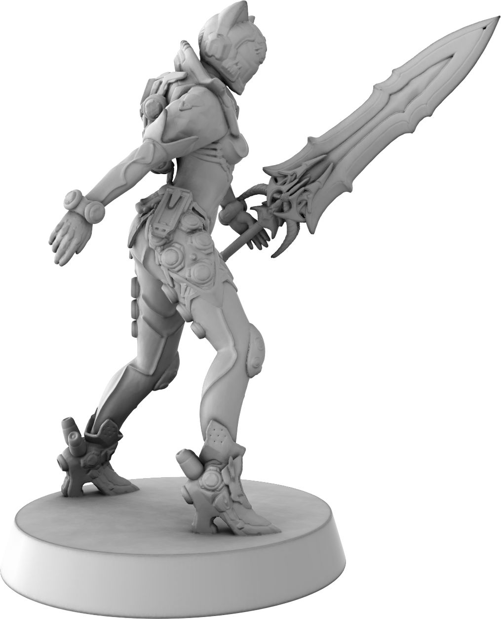 Stray Paws Society - Stellar Cat - 75mm Pin Up/Figure/Model/Diorama