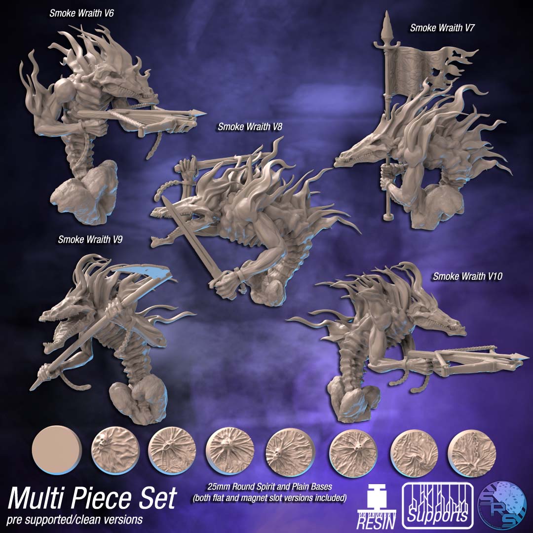 Sync Ratio - Stichghouls - Smoke Wraith #2 - DnD/TTRPG Figure/Miniature