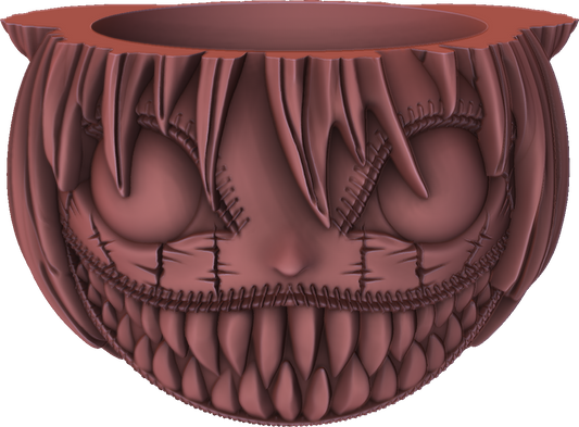 Digital Creative Works - Halloween Pumpkin Jar #7 - Prop/Decoration