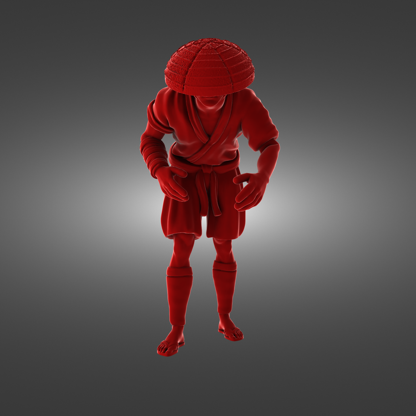 YourNeighborKnight - Bushido 3 - Straw Hat Farmer - DnD/TTRPG Figure/Miniature