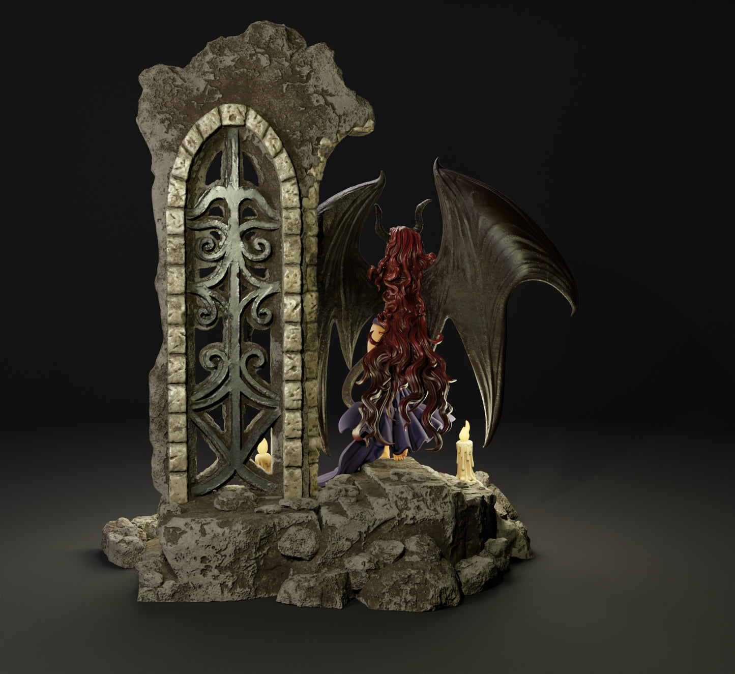 Alain Viesca - Succubi (Lure) - 32/75/120mm Pin Up/Figure/Model/Diorama - Helios3DPrinting