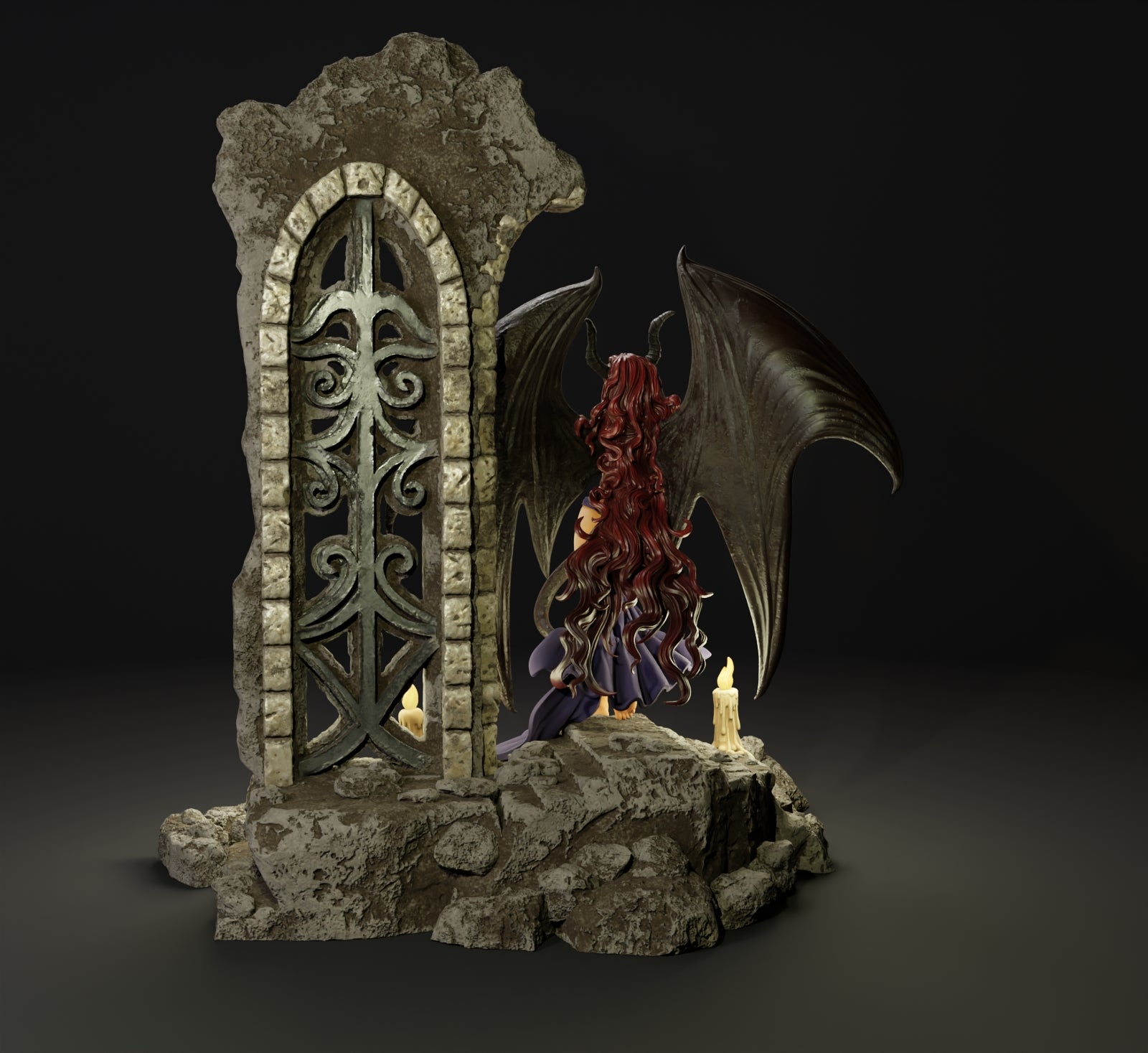 Alain Viesca - Succubi (Lure) - 32/75/120mm Pin Up/Figure/Model/Diorama - Helios3DPrinting