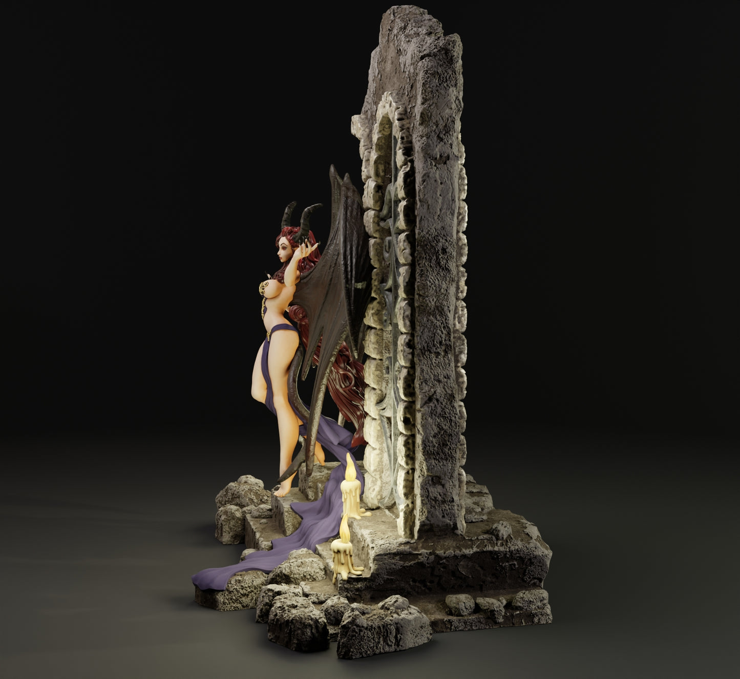 Alain Viesca - Succubi (Lure) - 32/75/120mm Pin Up/Figure/Model/Diorama - Helios3DPrinting