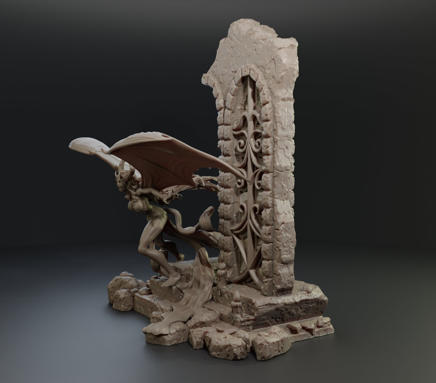 Alain Viesca - Succubi (Attack) - 32/75/120mm Pin Up/Figure/Model/Diorama - Helios3DPrinting