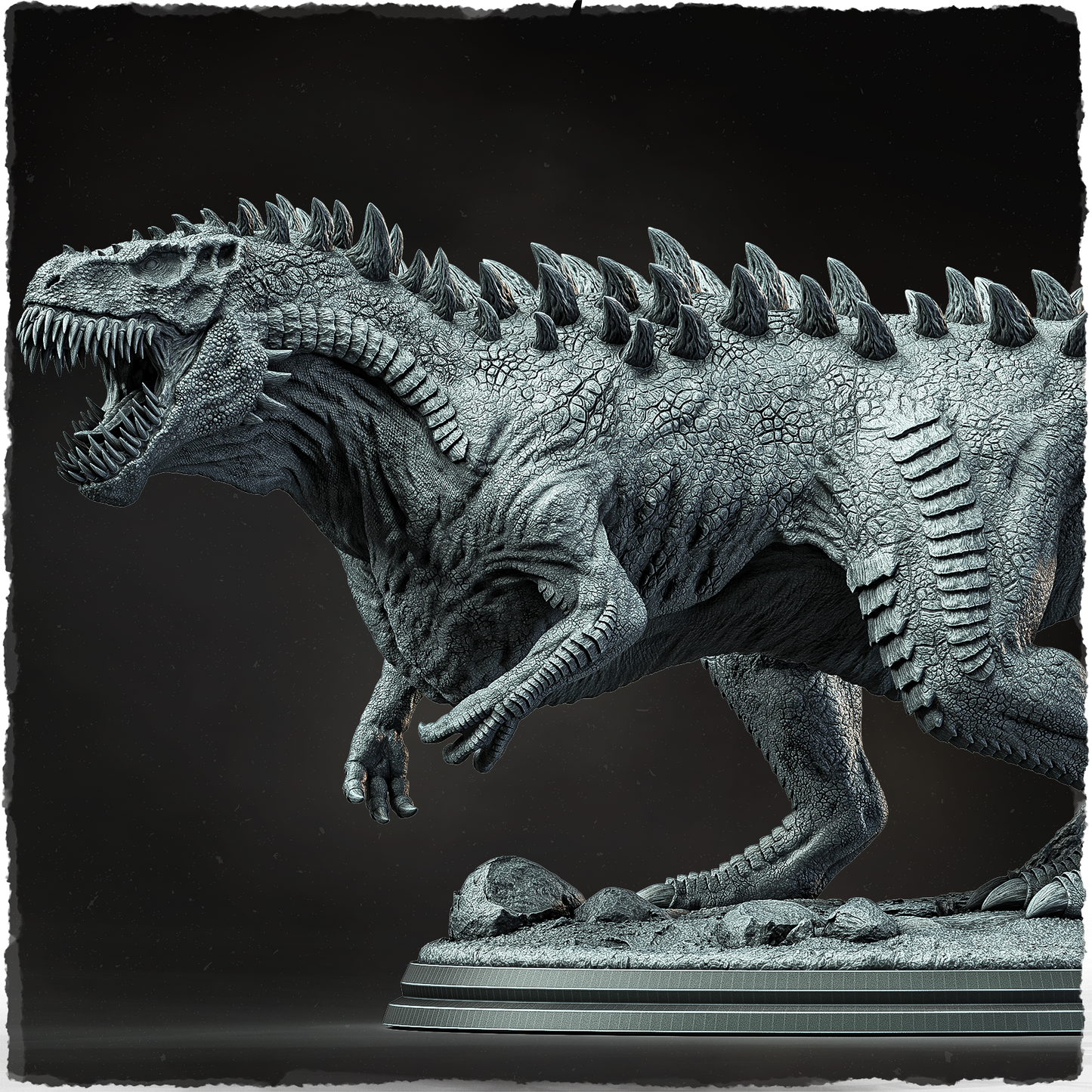 Evox Arts - Arcanterra #3 - Sunscale T-Rex - DnD/TTRPG Figure/Miniature