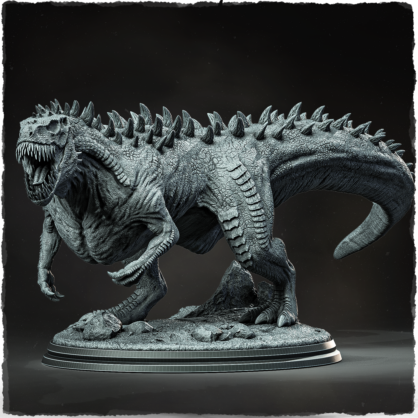 Evox Arts - Arcanterra #3 - Sunscale T-Rex - DnD/TTRPG Figure/Miniature