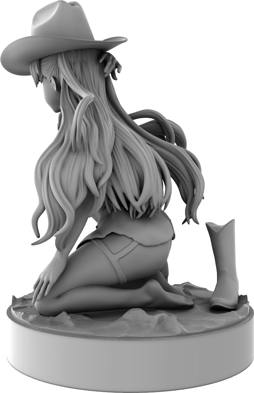 Klaus - Sunset Cowgirl - 32/75mm DnD/TTRPG Figure/Miniature - Helios3DPrinting