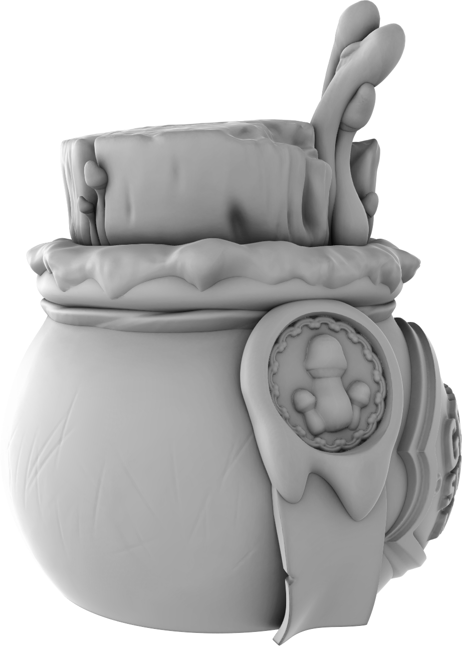 Ars Moriendi - Variety Potions Dice Holder - Svarniblar Mushroom - DnD/TTRPG/Roleplaying/Wargames - Helios3DPrinting