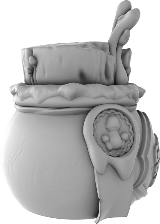 Ars Moriendi - Variety Potions Dice Holder - Svarniblar Mushroom - DnD/TTRPG/Roleplaying/Wargames - Helios3DPrinting