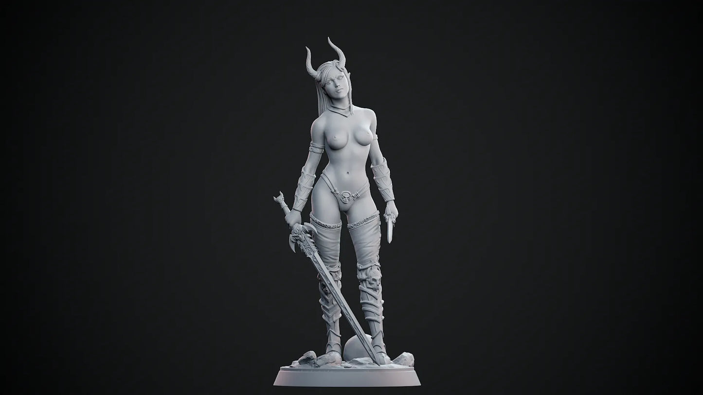 Mad Hawk Miniatures - Demon Princess - 75/120mm Pin Up/Figure/Model/Diorama
