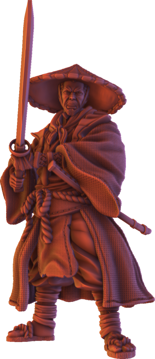Forged Path - Tokugawa Ronin - Swordsman - DnD/Pathfinder/TTRPG Figure