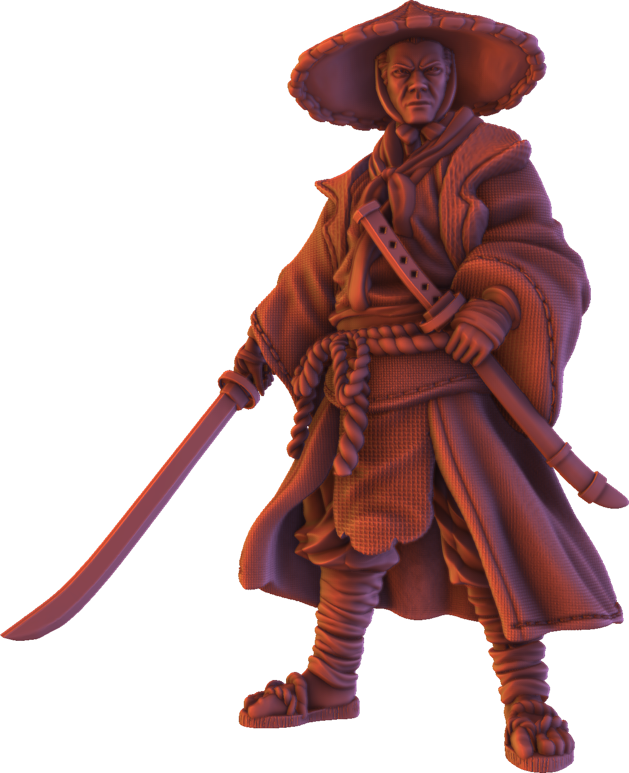 Forged Path - Tokugawa Ronin - Swordsman - DnD/Pathfinder/TTRPG Figure