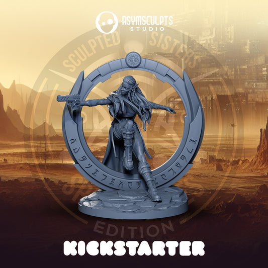 AsymSculpts - Sculpted Sisters: Space Elves - Sylthara #1 - 75mm Pin Up/Figure/Model/Diorama
