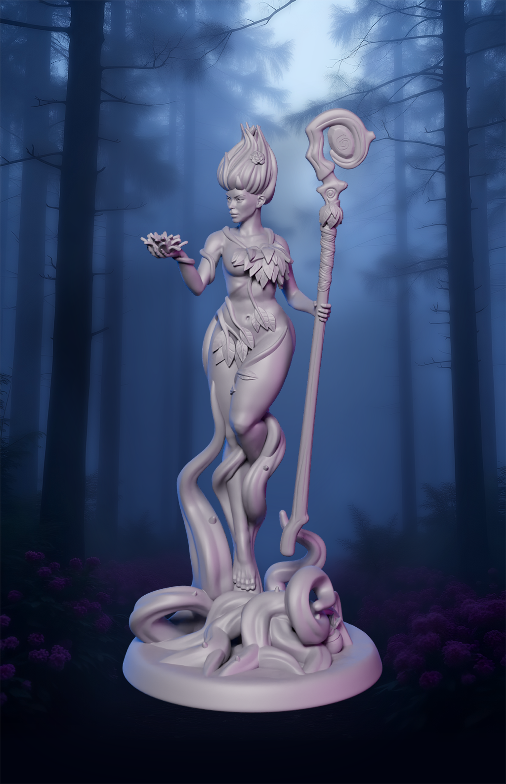 AsymSculpts - Sculpted Sisters: Witches - Sylvara - 75mm Pin Up/Figure/Model/Diorama