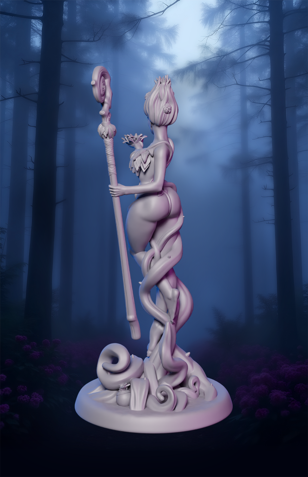 AsymSculpts - Sculpted Sisters: Witches - Sylvara - 75mm Pin Up/Figure/Model/Diorama
