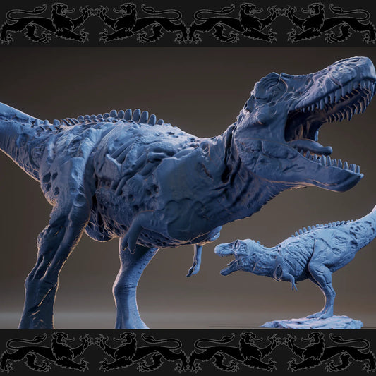 Brayan Nafarrate - Bestiary #3 - T-Rex Zombie - DnD/TTRPG Figure/Miniature